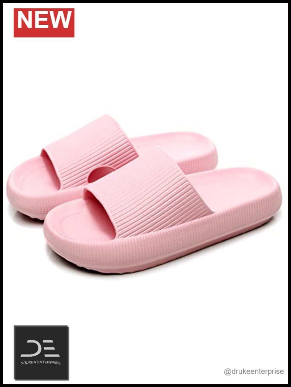 Cloud Slippers for Women/Men, Pillow House Shower Slides, Non-Slip, Lightweight